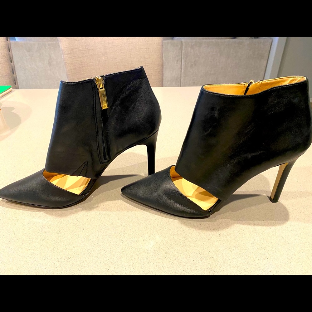 Banana Republic leather cutout stilettos